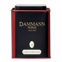 Dammann Frères N°4: 4 Fruits Rouges flavoured black tea - 100g tin of loose leaf tea - China