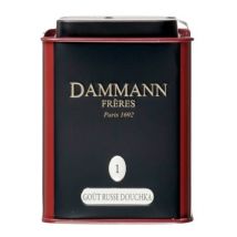 Box N°1 Goût Russe Douchka black tea - 100g loose leaf tea in tin - Dammann Frères - China