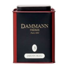 Box N°03 Jardin Bleu black tea - 100g loose leaf tea in tin - Dammann Frères - China