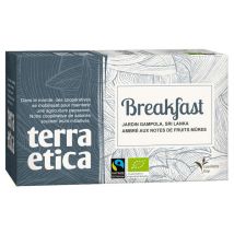 Breakfast black tea - 20 individually-wrapped tea bags - Terra Etica