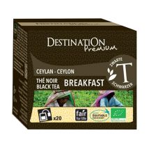 Destination 'Premium' Organic Breakfast tea - 20 sachets - Sri Lanka