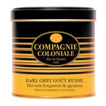 Compagnie & Co - Boite Luxe Thé noir Earl Grey Goût Russe - 100 g - COMPAGNIE & CO