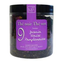 Jasmine, Strawberry, Grapefruit black and green tea - 70g loose leaf tea - Maison Taillefer - Blend