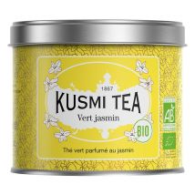 Kusmi Tea Organic Jasmine Green Tea - 90g Loose Leaf Tin - Flavoured Teas/Infusions