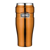Thermos King Tumbler Mug Stainless Steel Orange Copper - 47cl