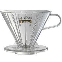 Tiamo V02 4-cup transparent coffee dripper