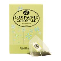 Lime Blossom Mint Herbal Tea - 25 berlingo tea bags - Compagnie Coloniale - Blend