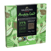 Valrhona - Coffret Chocolat Andoa lait 18 carrés 39% - VALRHONA