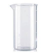 Spare glass beaker compatible with Bodum 3-cup (350ml) French Press coffee maker.