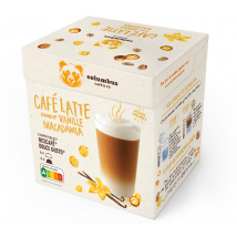 Columbus Café & Co - 12 Capsules Compatibles Nescafe Dolce Gusto Latte saveur vanille macadamia - COLUMBUS CAFE & CO