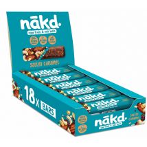 Nakd - Boîte distributrice de 18 raw barres de fruits et noix Caramel salé NAKD