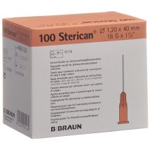 Sterican Nadel 18G 1.20x40mm rosa Luer (100 Stück)