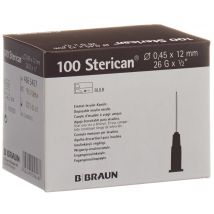 Sterican Nadel 26G 0.45x12mm braun Luer (100 Stück)