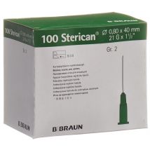 Sterican Nadel 21G 0.80x40mm grün Luer (100 Stück)