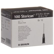 Sterican Nadel 22G 0.70x30mm schwarz Luer (100 Stück)