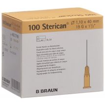 Sterican Nadel 19G 1.10x40mm elfenb Luer (100 Stück)