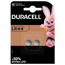 Duracell Batterie für Uhr+Rechner LR44 1.5V (2 Stück)