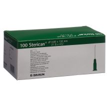 Sterican Nadel 21G 0.80x120mm grün Luer (100 Stück)