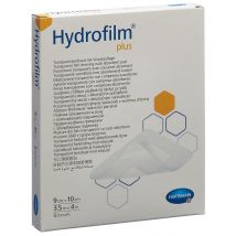 Hydrofilm Plus PLUS wasserdichter Wundverband 9x10cm steril (5 Stück)