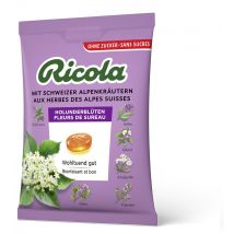 Ricola Holunderblüten Bonbons ohne Zucker mit Stevia (125 g)