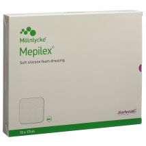 Mepilex Schaumverband Safetac 15x17cm Silikon (5 Stück)