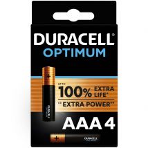 Duracell Batterie Optimum AAA (4 Stück)