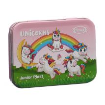 flawa Junior Plast Strips Unicorns Tin Box (20 Stück)