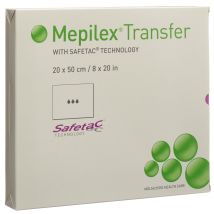 Mepilex Transfer Safetac Wundauflage 20x50cm Silikon (4 Stück)