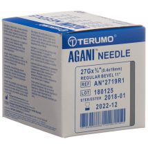 Terumo Agani Einmalkanüle 27G 0.4x19mm grau (100 Stück)