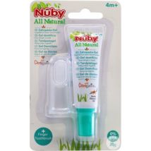 Nûby All Naturals Fingerzahnbürste und Zahncreme (20 g)