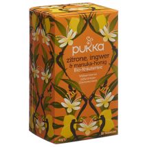 Pukka Zitrone Ingwer & Manuka-Honig Tee Bio (20 Stück)