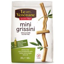 Le Veneziane Mini grissini mit Olivenöl glutenfrei (250 g)