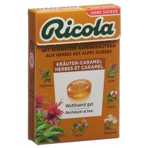 Ricola Kräuter-Caramel ohne Zucker mit Stevia (50 g)