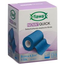 flawa Nova Quick kohäsive Reissbinde 8cmx4.5m blau (1 Stück)