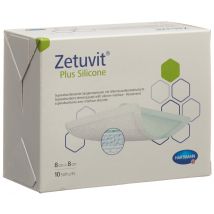 Zetuvit Plus Silicone 8x8cm (10 Stück)