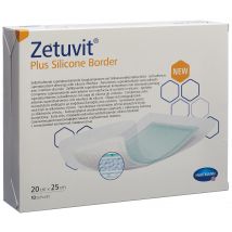 Zetuvit Plus Silicone Border 20x25cm (10 Stück)