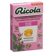 Ricola Salbei Kräuterbonbons ohne Zucker mit Stevia (50 g)