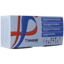 TImask Einweg-Medizinmaske Typ IIR kariert (20 Stück)