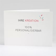 Geburtskarte Blanco - 14,5x10,5cm () personalisierbar - Farbe Weiß Und Bunt - 14.5 x 10.5 cm - MeineKarten