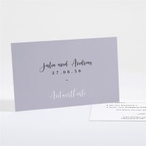 Antwortkarte Hochzeit Strauß in Nude personalisierbar - Farbe Grün/Blau/Violett Und Weiß Und Grau - 13.5 x 8.5 cm - MeineKarten