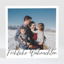 Weihnachtskarte Foto-Polaroid