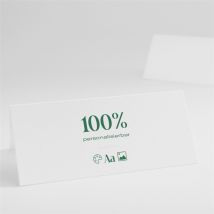 Tischkarte Kommunion Blanco - 9,5x4,2cm () personalisierbar - 9.5 x 4.2 cm - MeineKarten