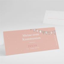 Tischkarte Kommunion Meine erste Kommunion personalisierbar - 9.5 x 4.2 cm - MeineKarten
