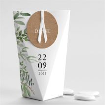 Geschenkbox Jugendweihe Kraftpapier-Design - Schachtel