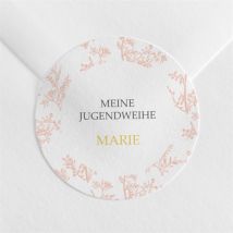 Aufkleber Jugendweihe Waldszenen