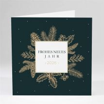 Weihnachtskarte Weihnachtskranz