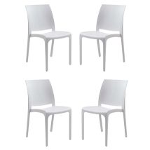 Milani Home Volga - Sedia da giardino in plastica