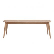 Banc scandinave bois clair L130 cm NORDECO