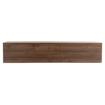 Élément mural TV horizontal finition bois foncé noyer L137.5 cm ETERNEL