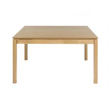 Table à manger carrée bois clair L140 cm SYLVA